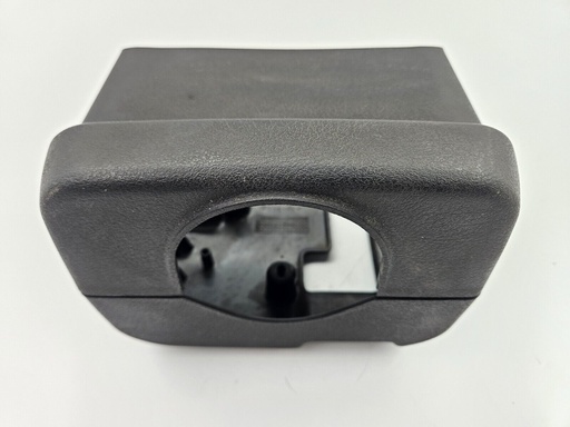 [BEC21466-9751 K2] STEERING COLUMN COWL JAGUAR XJ X300 UPPER LOWER FINISHER BLACK LEG PLASTIC USED