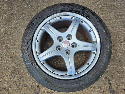 [-9769 YR] 18" 5X120 JAGUAR BBS XK XJ8 MILAN ALLOY WHEEL MXD6154AB 9JX18H2 ET35 225/40R18