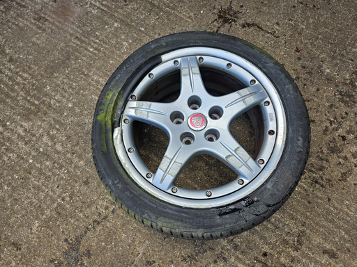 [-9770 YR] 18" 5X120 JAGUAR BBS XK XJ8 MILAN ALLOY WHEEL MXD6154AB 9JX18H2 ET35 225/40R18