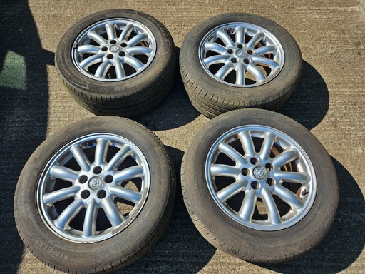 [9876 YR] S-TYPE WHEELS JAGUAR 16INCH 7.5X16X60 XR83 1007 AB AWI/KI T1095