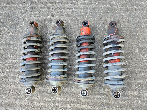 [CAC9091-9878 JF] JAGUAR XJS XJ6 XJ12 V12 REAR SHOCKS ABSORBER DAMPER SPRING CAC9091 GENUINE USED