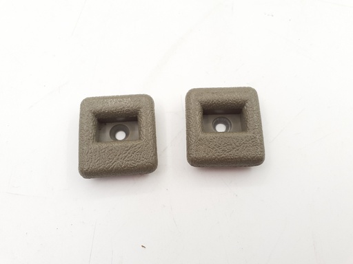 [BBC2928 LDY-10008 KB6] REAR SUN BLIND CLIPS JAGUAR XJ40 BBC2928 LDY GREY PAIR INTERIOR TRIM HOOK CATCH