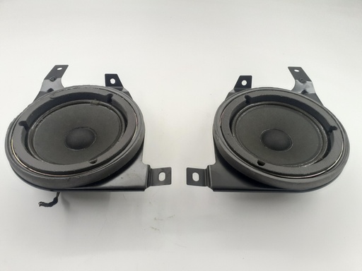 [LJA4140BA-10063 J7] HARMON KARDON REAR SPEAKERS PAIR JAGUAR XK8 XKR X100 TOP PREMIUM SOUND BRACKETS