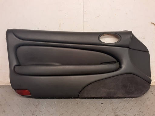 [GJE1203AALEG-10183 LG] JAGUAR XK8 X100 CHARCOAL LEFT HAND DOOR CARD INTERIOR TRIM PANEL BLACK LEATHER