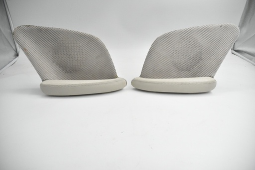 [GJA2448ABNED-10258 K5] JAGUAR XK8 COUPE REAR IVORY NED DOOR CARD INTERIOR TRIM PANEL LEATHER PAIR