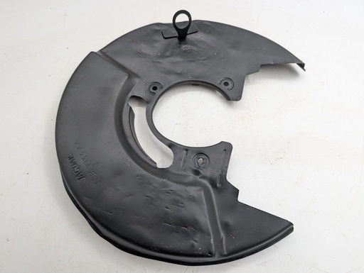 [MJA1933AA-14105 K8] LEFT FRONT BRAKE DISC DUST SHIELD JAGUAR XJ8 X308 X100 XK8 BLACK SLASH GUARD