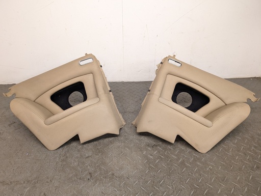 [BCC5798XE-14117 LG] JAGUAR XJS PRE FACELIFT COUPE DOESKIN LEATHER REAR DOOR CARDS INTERIOR TRIM