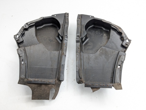 [BBC9986-14353 K1] PAIR JAGUAR XJS CONVERTIBLE REAR WINDOW MOTOR WATER SHIELD COVER INTERNAL