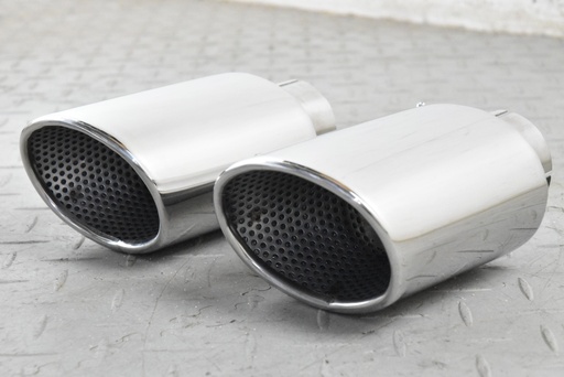 [NNC6721BA-SS] XJ & XK OVAL TIPS LARGE BORE 57MM INLET ID