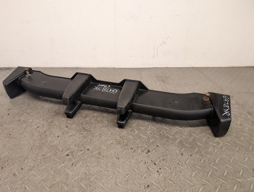 [HJE6460AB-6978 YR] JAGUAR XK8 XKR X100 96 - 01 FRONT BUMPER BEAM MOUNT CENTRE CHROME OVER RIDERS