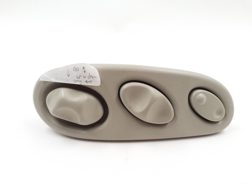 [LJA6031BA-6172 UP0] JAGUAR X100 XK8 OATMEAL AGD SEAT SWITCH PACK LEFT SIDE PASSENGER CONTROL TRIM