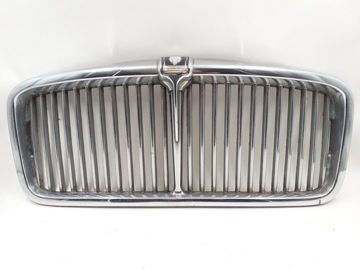 [BAC1573-5801 H1] JAGUAR XJ6 XJ12 SERIES 3 BONNET HOOD CHROME GRILLE FRONT PANEL BADGE METAL VANES