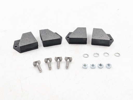 [JLM1514*, JLM9518*] XJS XJ6/ XJ12 ETYPE INBOARD GIRLING HANDBRAKE PADS W/ FITTING KIT